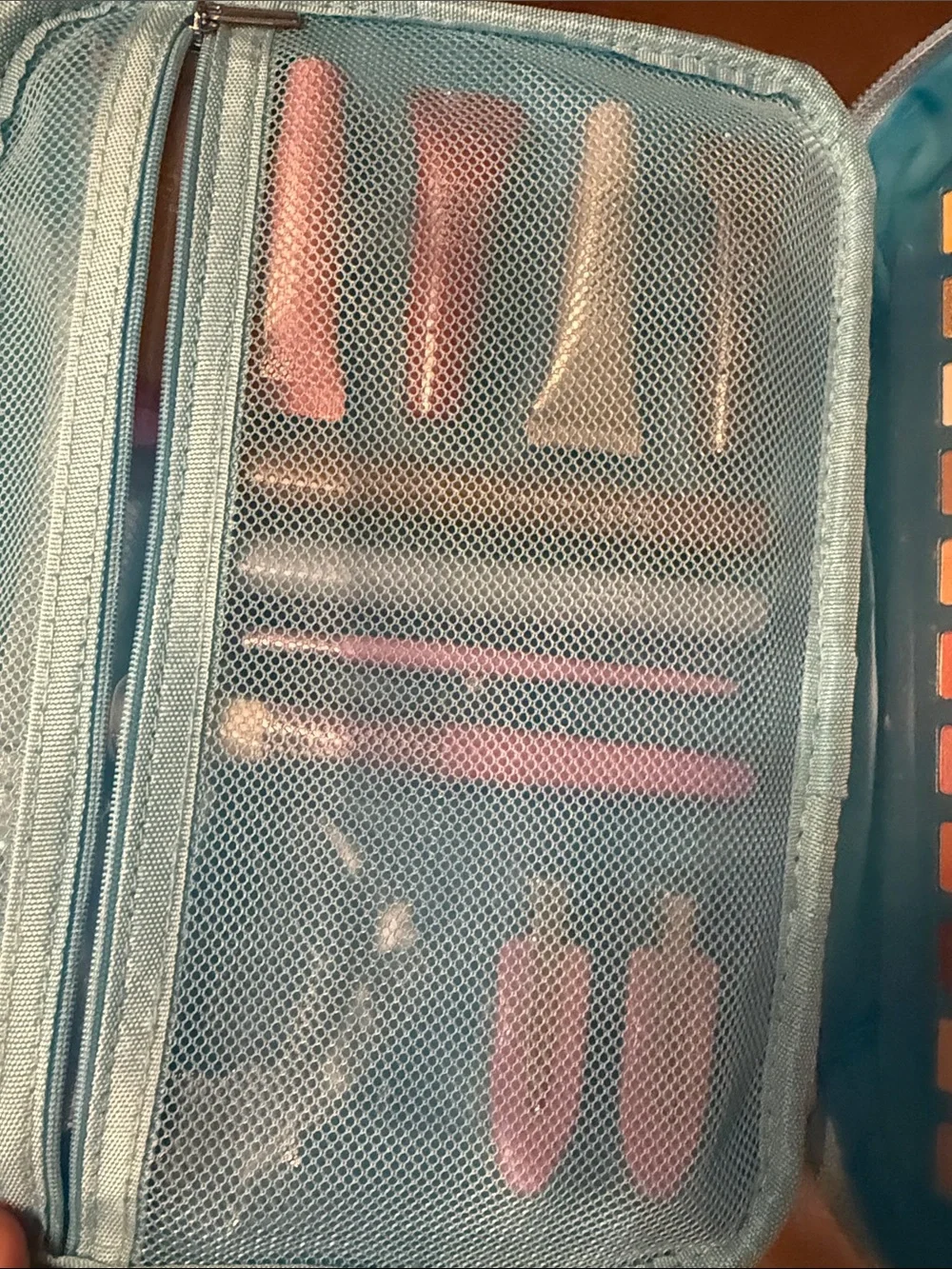 JoyBright Beauty Box: Happy Hues Makeup Bag full of products